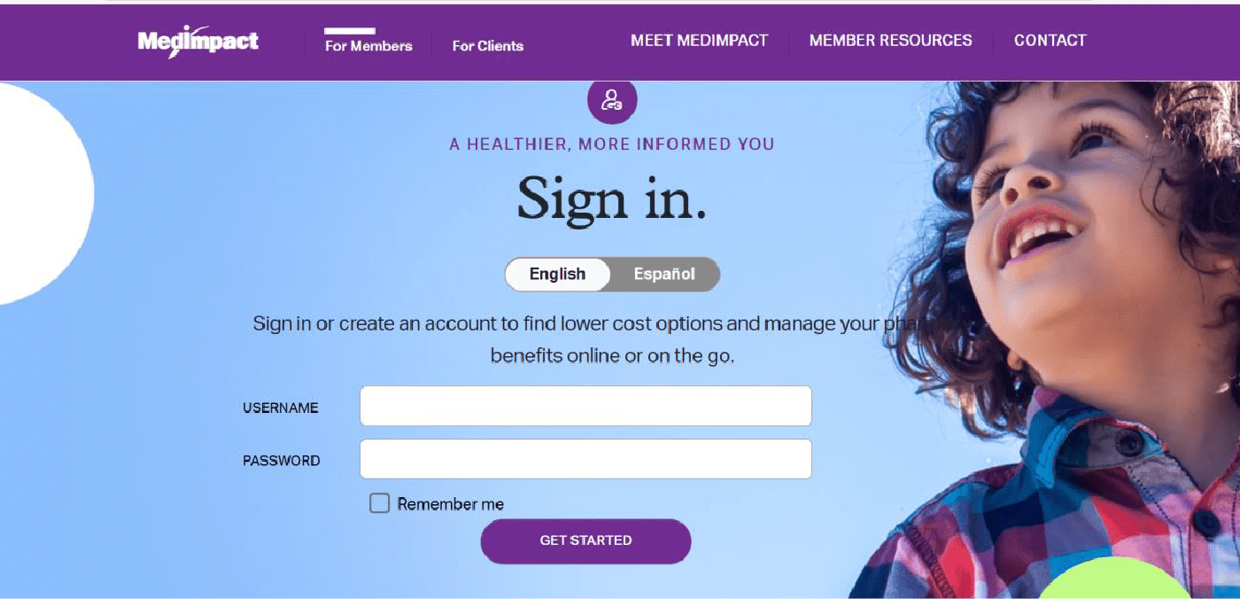 medimpact sign in screen